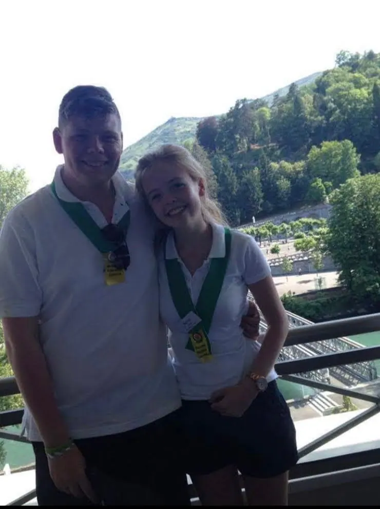 Declan and Anna in 2015.