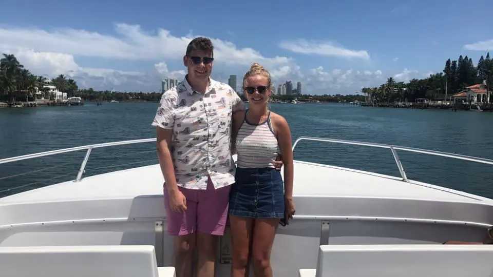Declan and Anna in 2017.