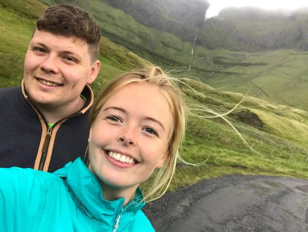 Declan and Anna in 2020.